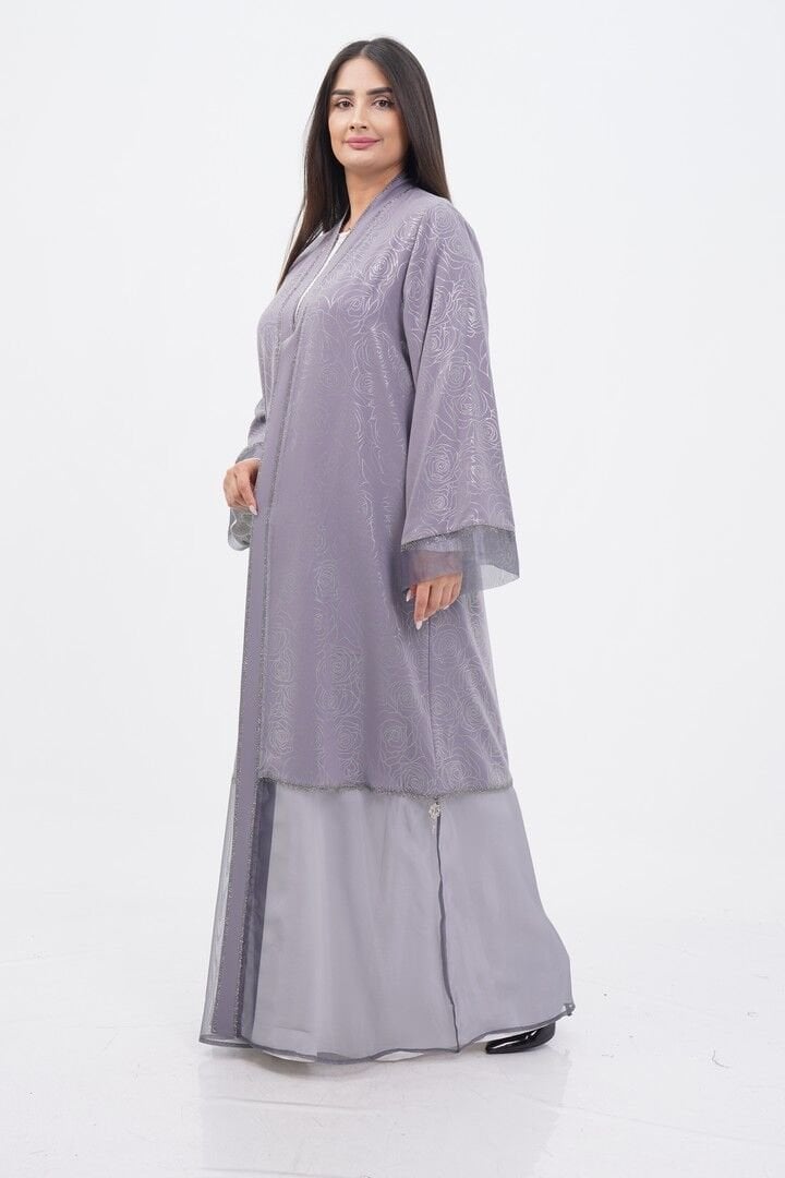 Varak Baskı Abaya Takım