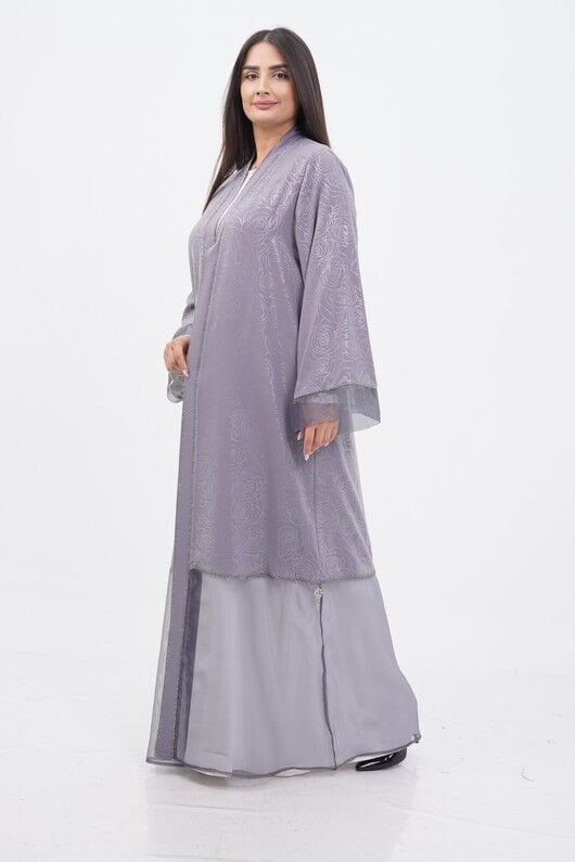 Varak Baskı Abaya Takım